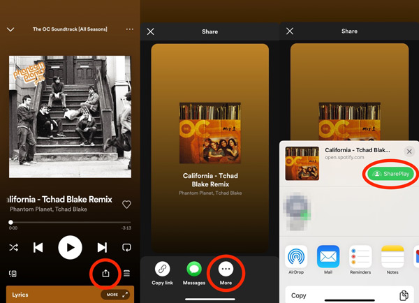 how to shareplay on spotify