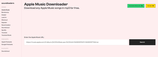 soundloader apple music to mp3 converter online