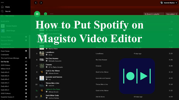 spotify on magisto