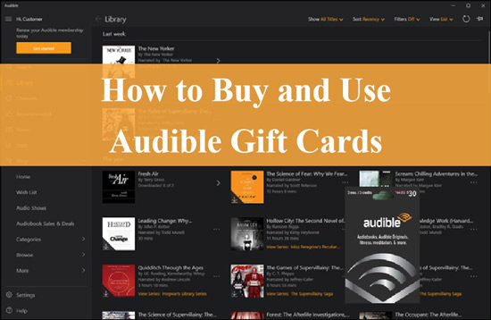audible gift cards