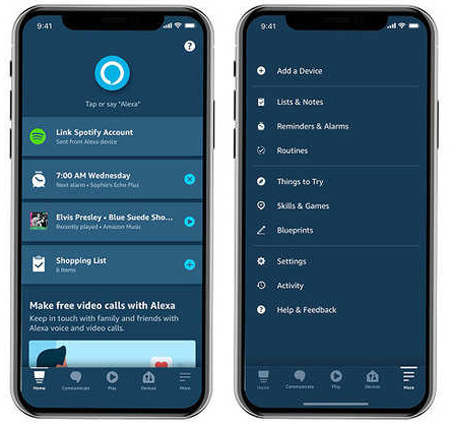 skills and games on alexa app