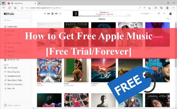 how to get apple music for free forever