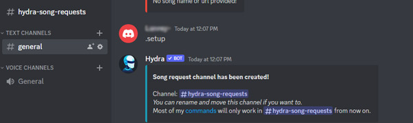 share apple music on discord using hydra bot