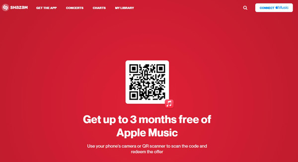 get apple music free with shazam for 3 months
