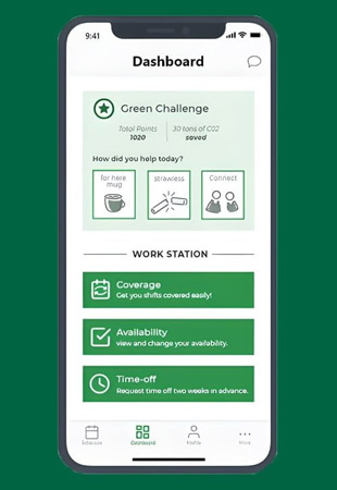 how to download starbucks partner hours app