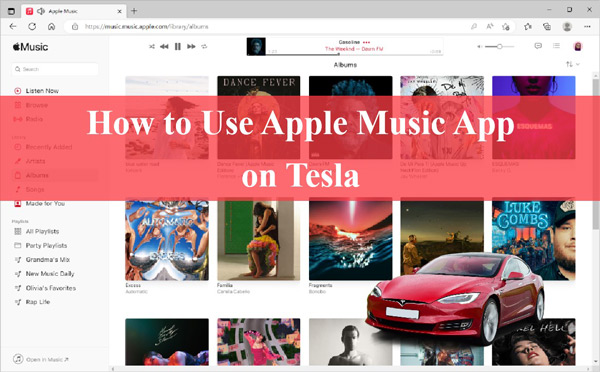 tesla apple music