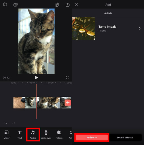 how to add spotify music to videoleap on iphone itunes