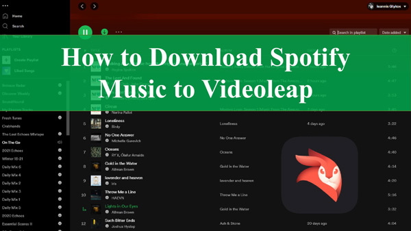 how to add spotify music to videoleap