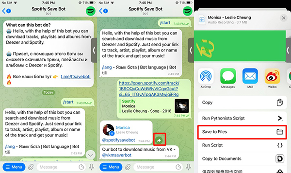 remove drm from spotify on telegram