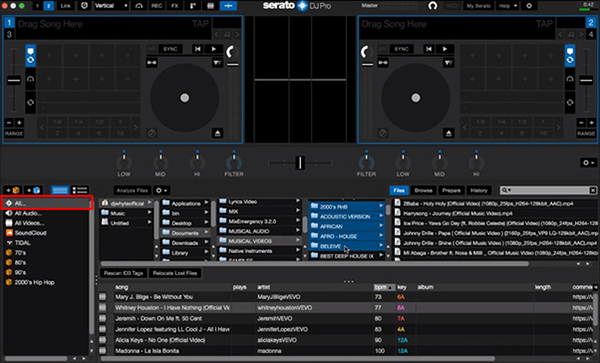 get spotify music on serato dj pro