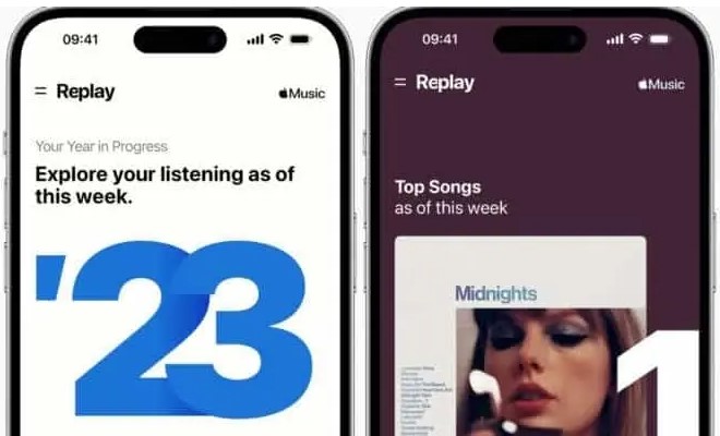 check apple music replay