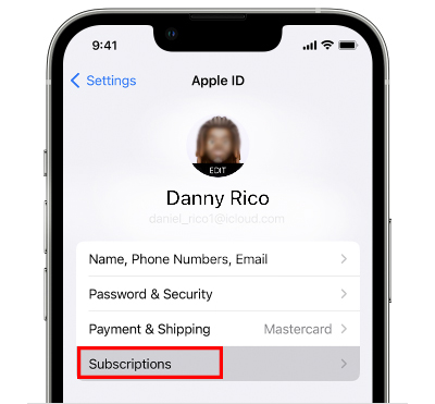 manege apple music subscription on iphone or ipad