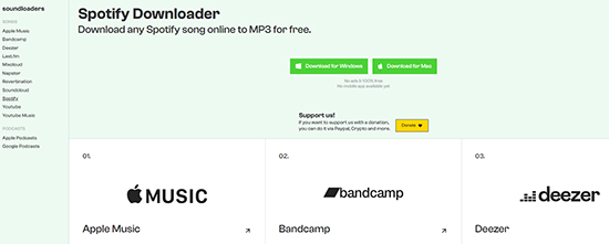 download soundloaders spotify downloader