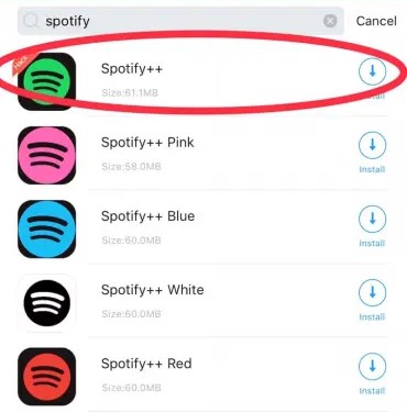 get spotify premium free on ios with spotify plusplus