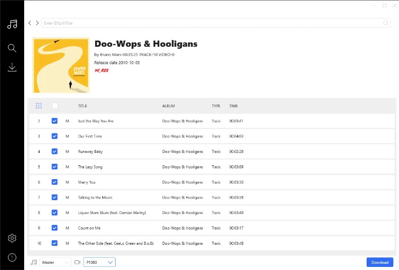 use tidal gui to download tidal music