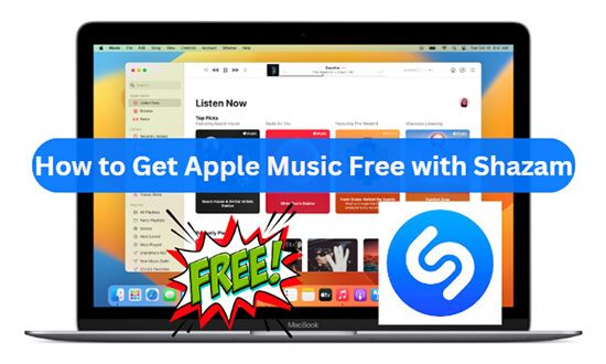 get apple music free with shazam