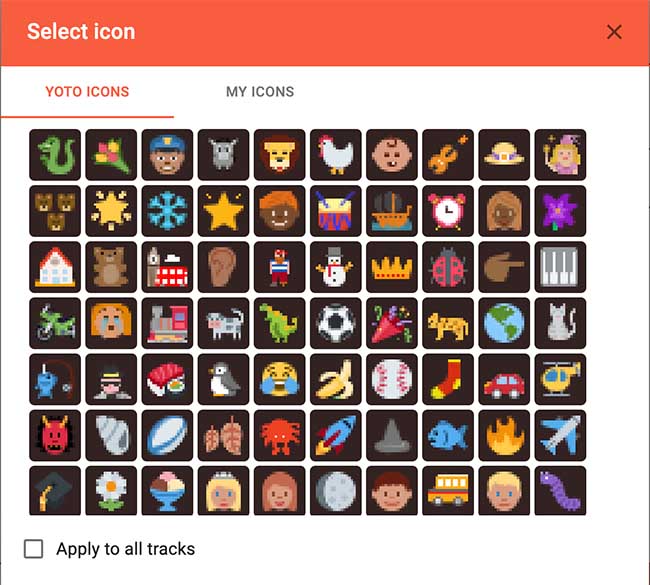 add yoto icons