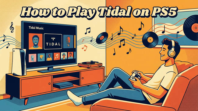 how to play tidal on ps5