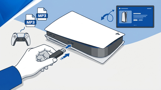 plug usb to ps5