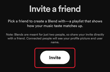invite a friend to blend
