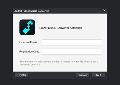 register audkit tidizer