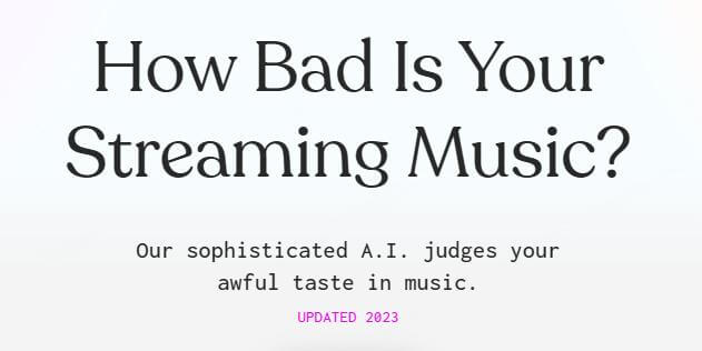 how bad is your spotify