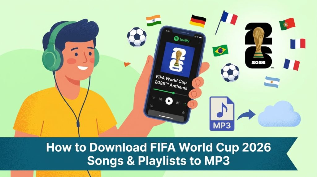 how to download fifa world cup 2026 songs