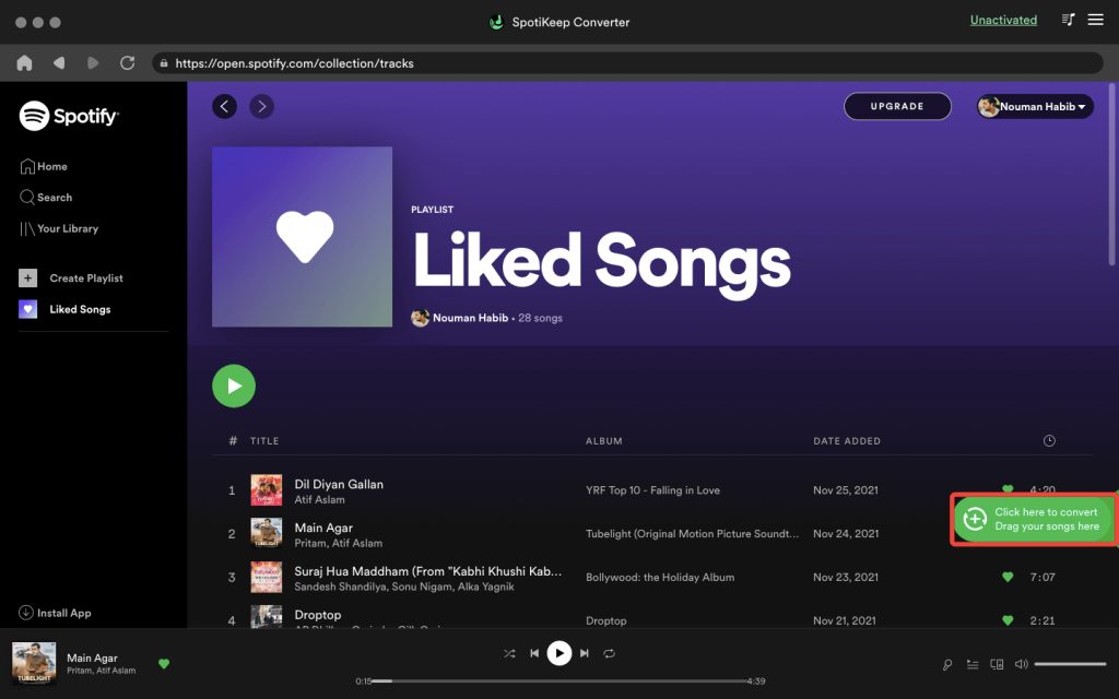 spotikeep converter